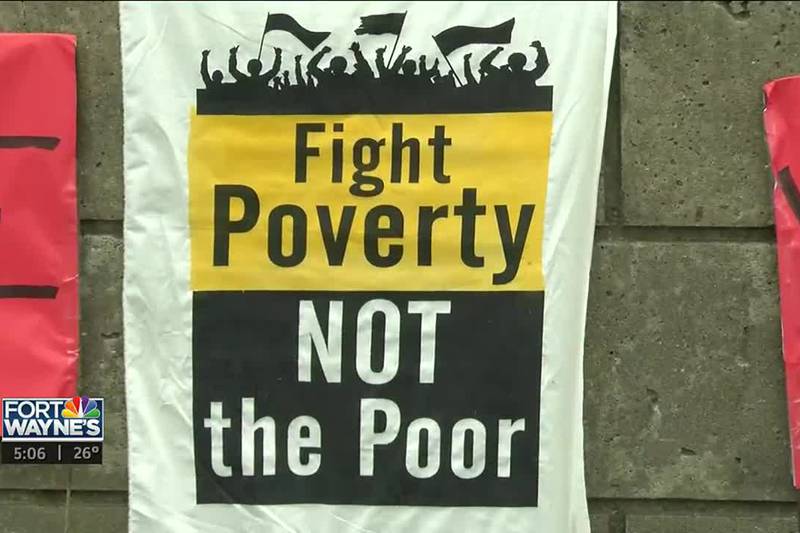 Local groups fighting for the poor and minorities gathered near the MLK Bridge Monday,...