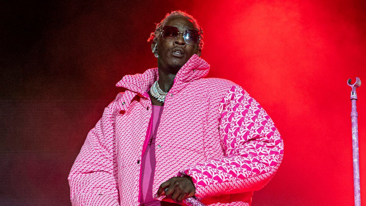 FILE - Young Thug performs on Day 4 of the Lollapalooza Music Festival on Aug. 1, 2021, at...