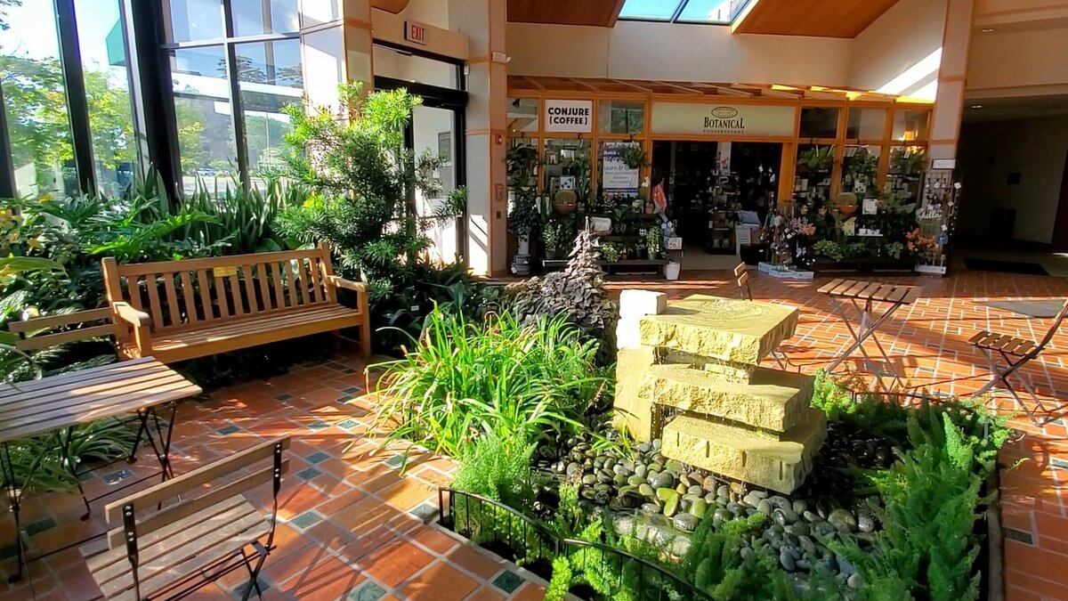 The Foellinger-Freimann Botanical Conservatory lobby is used as a cooling center when...
