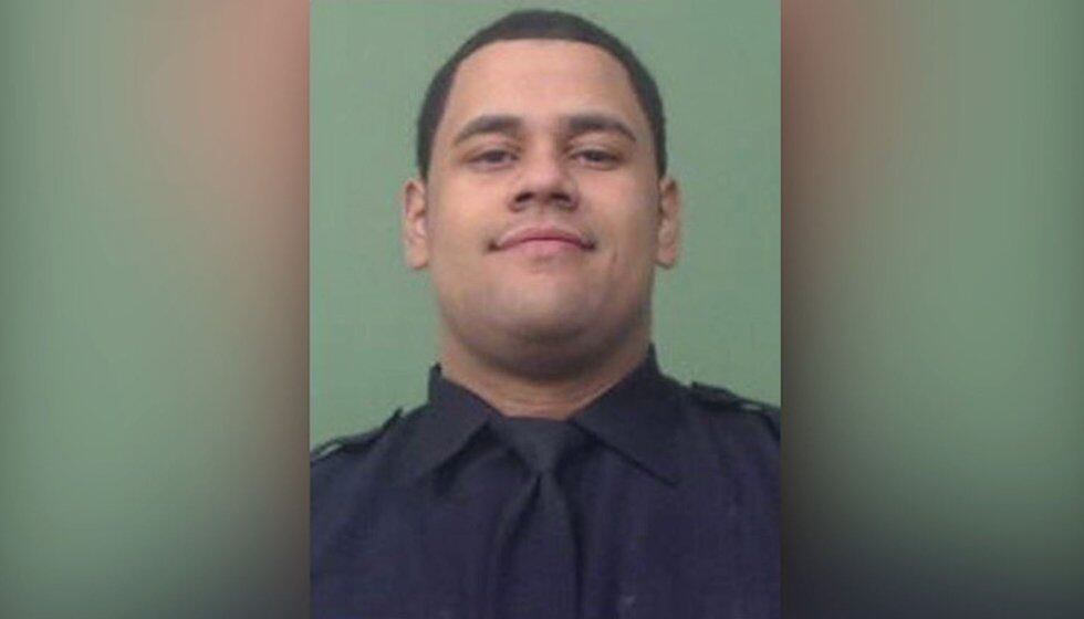 This file photo provided by the New York City Police Department shows NYPD Officer Wilbert Mora.