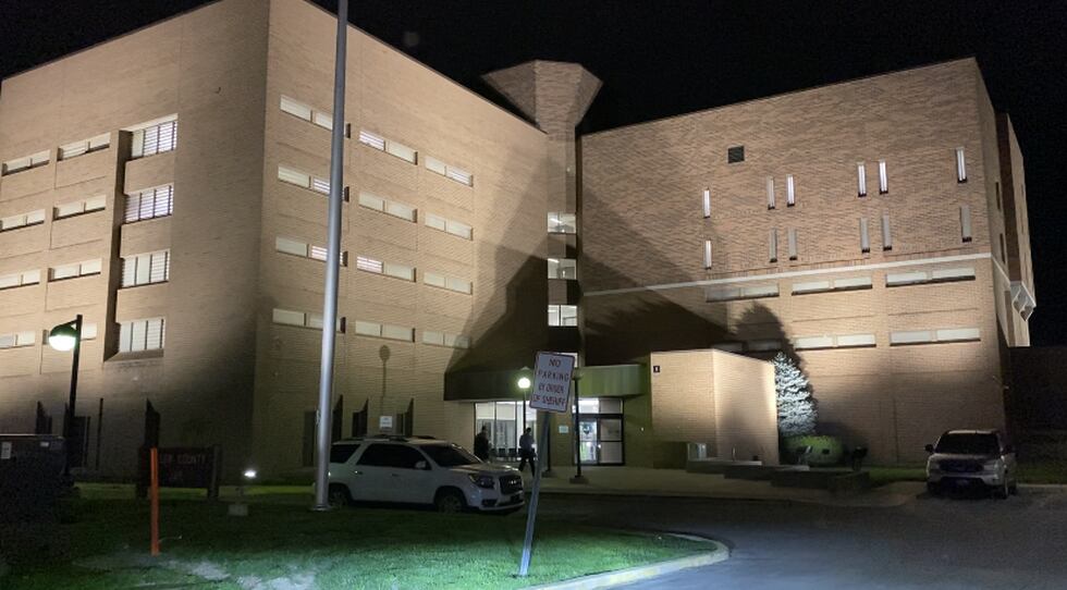 Staff at the jail called for an ambulance just before 8:30 Thursday night