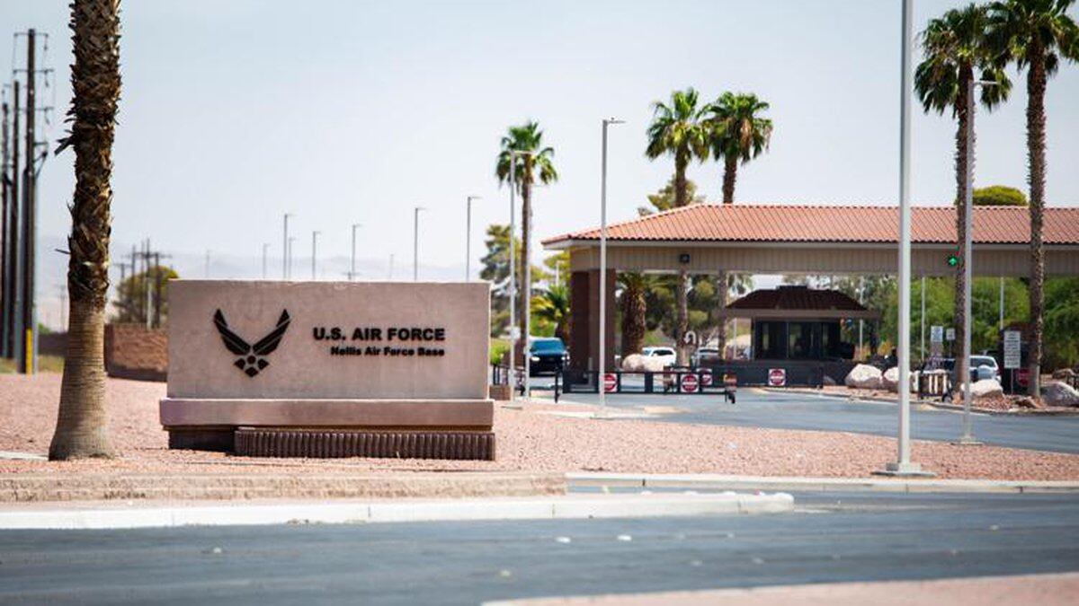 Nellis Air Force Base as seen on Sept. 10, 2020.