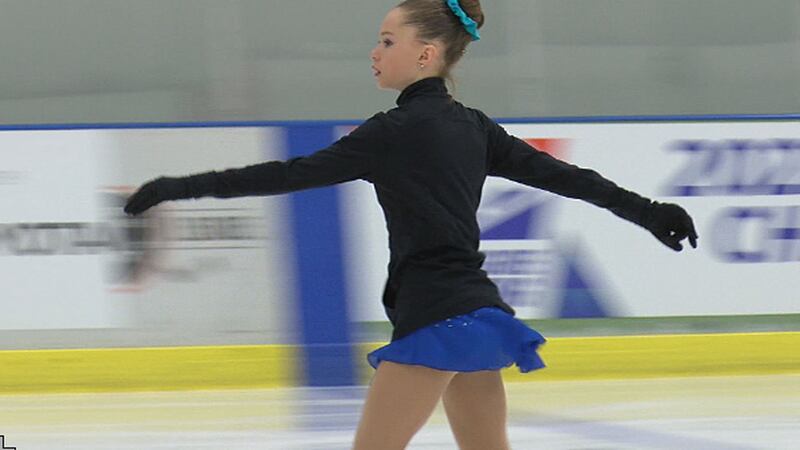 Churubusco's Cayla Smith wins a second place medal in the U.S. Figure Skating Championship...
