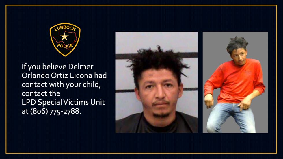 If you believe Delmer Orlando Ortiz Licona had contact with your child, contact the LPD Special...