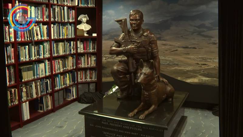 Fallen veteran and his four-legged friend honored with new statue in D.C