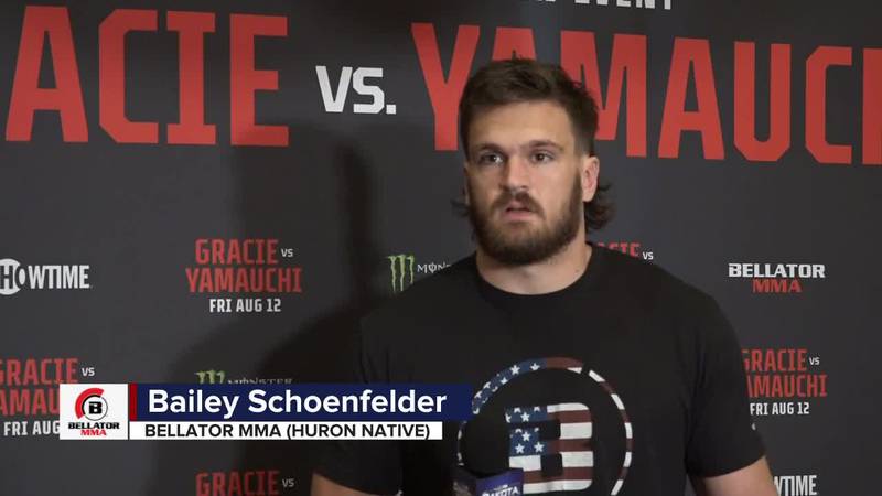 Huron's Bailey Schoenfelder says wrestling background has been a key in MMA