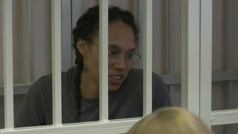 Basketball star Brittney Griner was sentenced to nine years in prison in Russia. (CNN, TWITTER,...