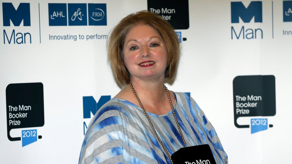 FILE - In this Tuesday, Oct. 16, 2012 file photo, Hilary Mantel, winner of the Man Booker Prize...