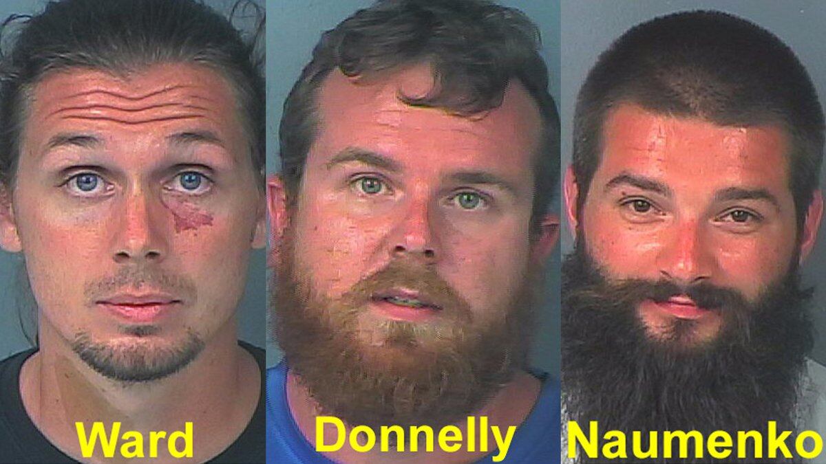 Deputies said 29-year-old Aaron Ward, 28-year-old James Donnelly, and 27-year-old Oleksiy...
