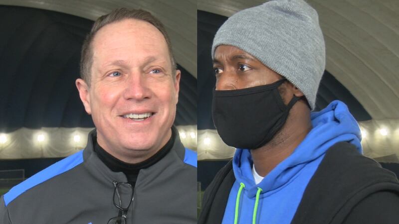 Fort Wayne manager Mike Avery and co-owner DaMarcus Beasley