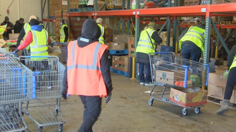 Food bank reopens after winter storm
