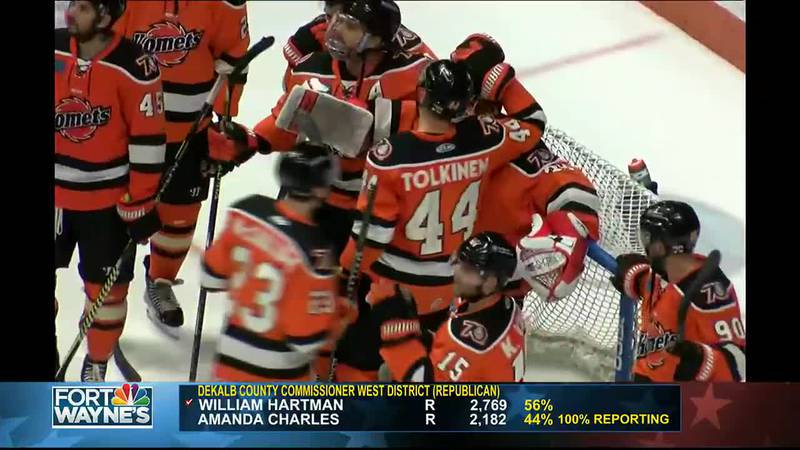 The defending Kelly Cup champion Fort Wayne Komets are eliminated on Tuesday night's game seven...