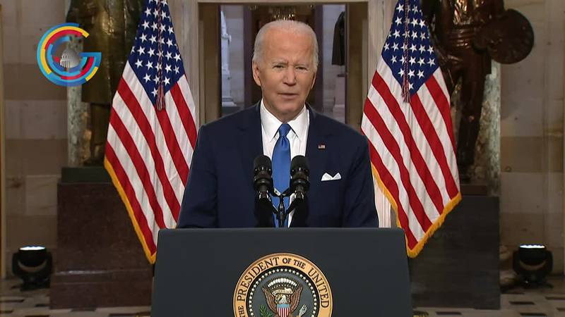 President Biden continues push for federal voting reform with visit to Capitol Hill